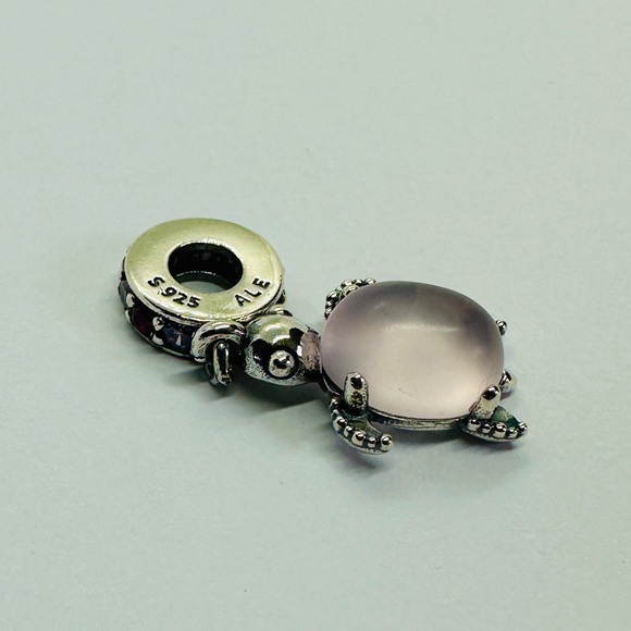 Brand new authentic Pandora pink turtle charm - Picture 4 of 4